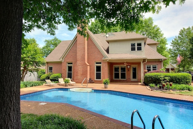 1599 John Ridge Dr, Collierville, TN 38017 - outdoor pool with a patio area