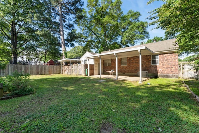 1844 Myrna Ln, Memphis, TN 38117 - view of yard featuring a patio area