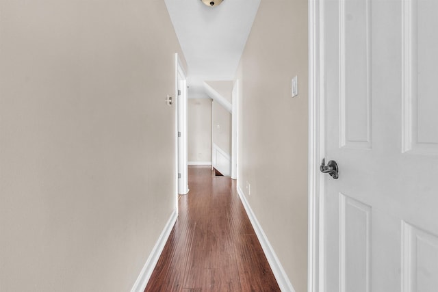 345 Locust Grove Grv, Memphis, TN 38018 - corridor with dark wood-style flooring and baseboards