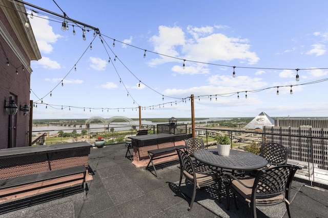 view of patio / terrace featuring outdoor dining area