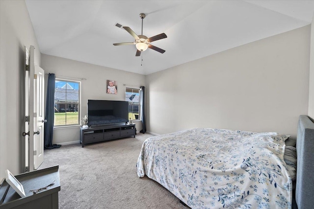 40 Chesnut Spring Dr, Oakland, TN 38060 - carpeted bedroom with baseboards and ceiling fan