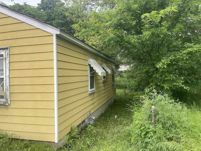 view of home's exterior