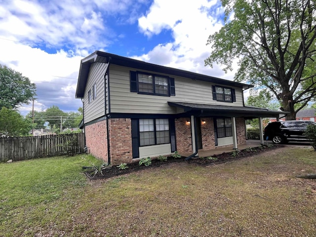2902 Capri St, Memphis, TN 38118 - view of front of home featuring brick siding and a porch