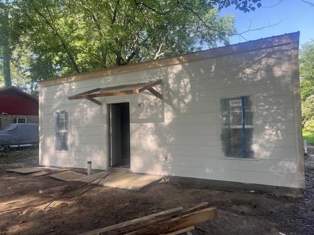 view of back of property