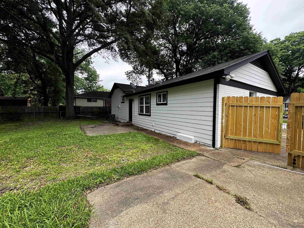 view of home's exterior featuring a patio