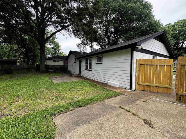 view of home's exterior featuring a patio