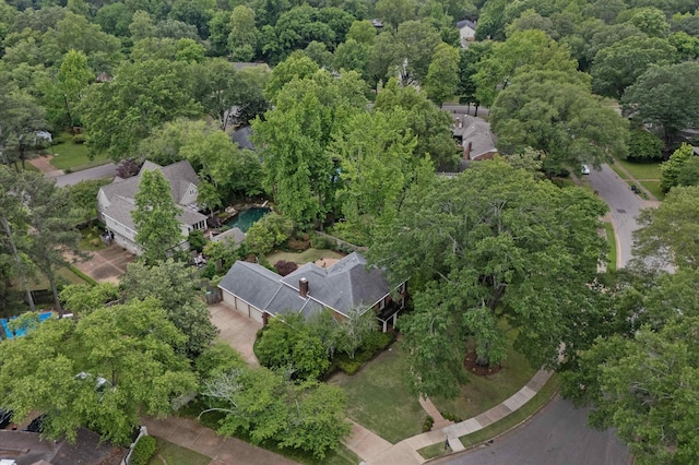 aerial view of property and surrounding area