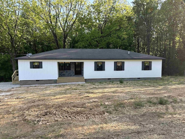 4403 W 19th Hwy, Ripley, TN 38063 - view of front of house featuring crawl space and roof with shingles