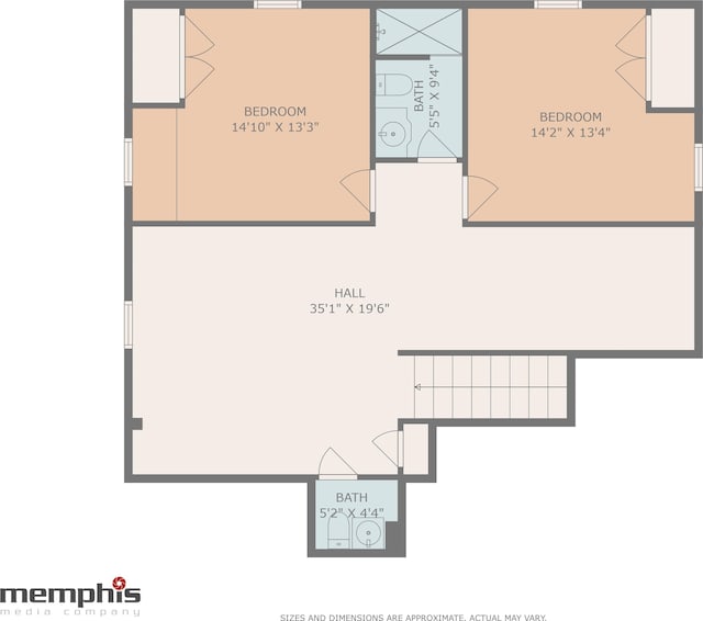 3850 Poplar Ave, Memphis, TN 38111 - home floor plan