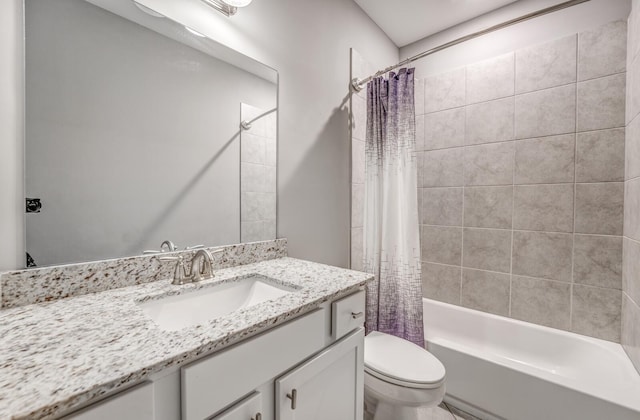 135 Briar Hollow Ln, Oakland, TN 38060 - full bathroom featuring toilet, shower / tub combo, and vanity