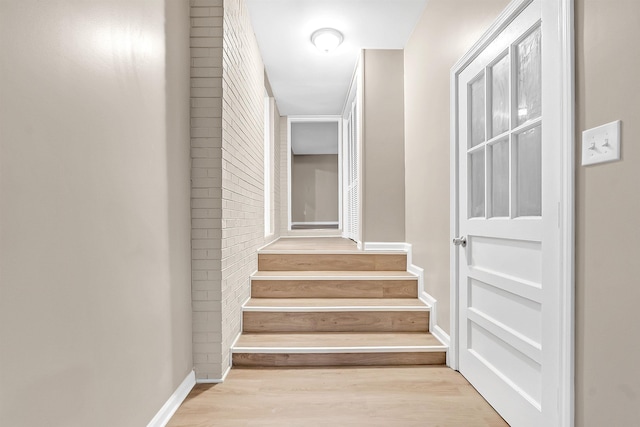 1793 Hayden Rd, Germantown, TN 38138 - staircase featuring wood finished floors and baseboards