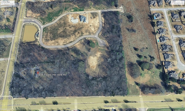 aerial map of property and surrounding area