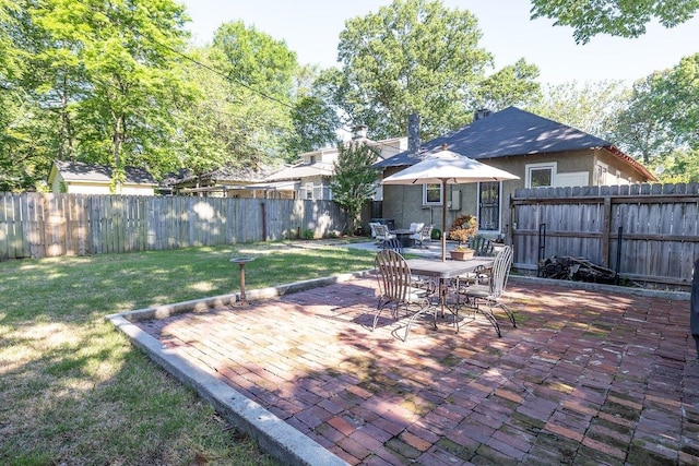 view of patio / terrace with outdoor dining space