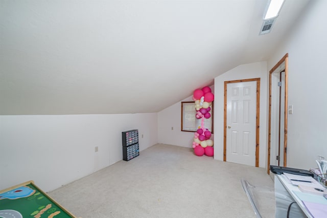 150 Island View Dr, Counce, TN 38326 - bonus room with vaulted ceiling and carpet flooring