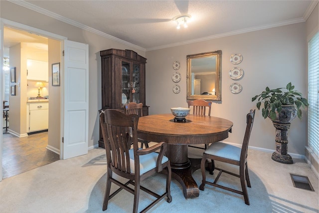 6932 Midhurst Rd Unit 6932, Memphis, TN 38119 - dining space with ornamental molding and light colored carpet