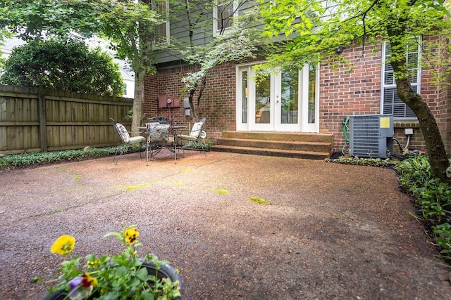 6932 Midhurst Rd Unit 6932, Memphis, TN 38119 - view of patio featuring french doors and entry steps
