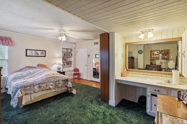 4948 Roane Rd, Memphis, TN 38117 - bedroom with carpet and a sink