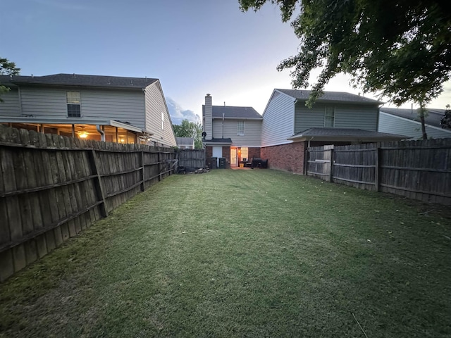 view of yard