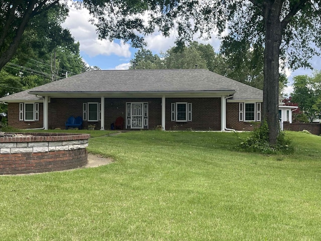 8130 Julie Cv, Millington, TN 38053 - single story home with a front lawn and brick siding