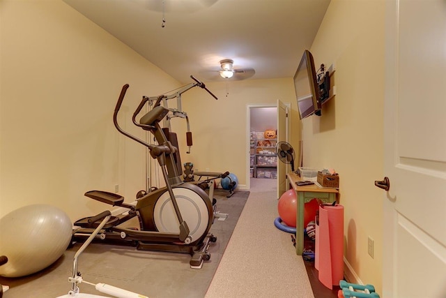 1948 Clarington Dr, Germantown, TN 38138 - workout area featuring baseboards