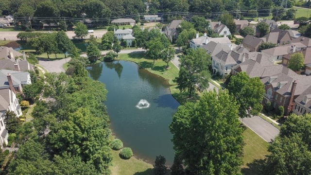 1948 Clarington Dr, Germantown, TN 38138 - aerial perspective of suburban area featuring a large body of water