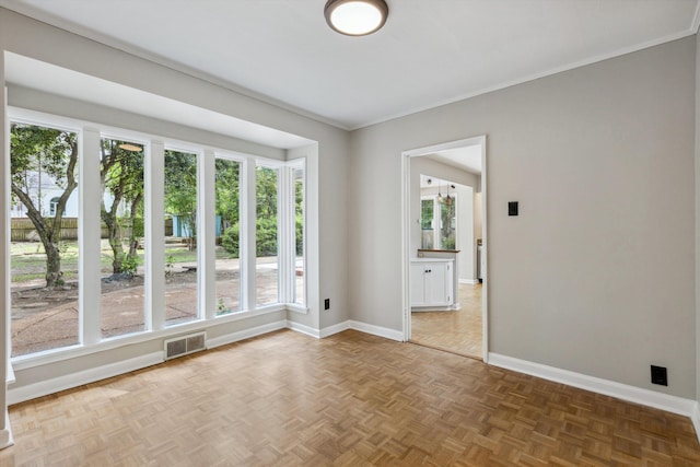 5305 Brantford Ave, Memphis, TN 38120 - unfurnished room with baseboards and crown molding