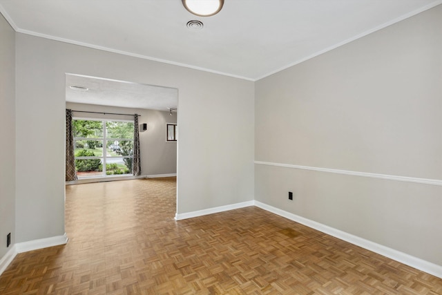5305 Brantford Ave, Memphis, TN 38120 - unfurnished room with baseboards and ornamental molding
