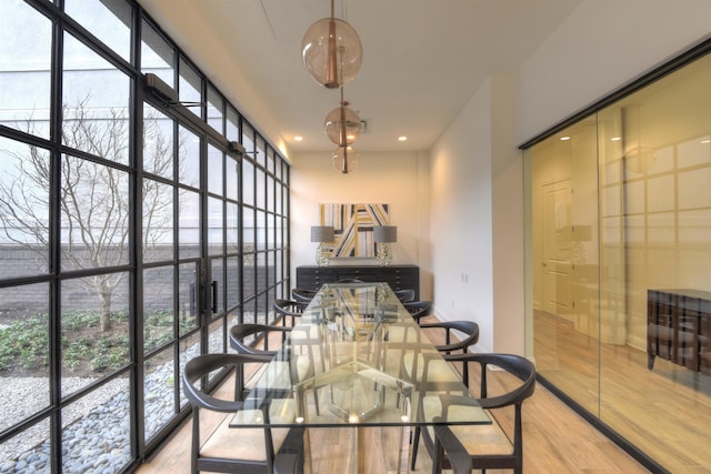 717 S Riverside Dr Unit 1203, Memphis, TN 38103 - hallway with wood finished floors and recessed lighting