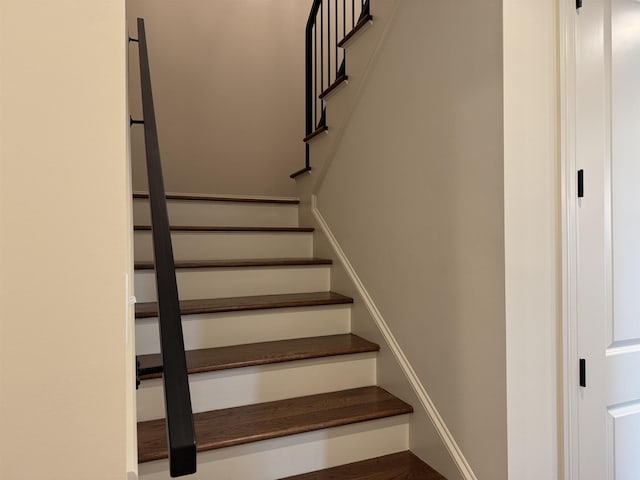 view of stairway