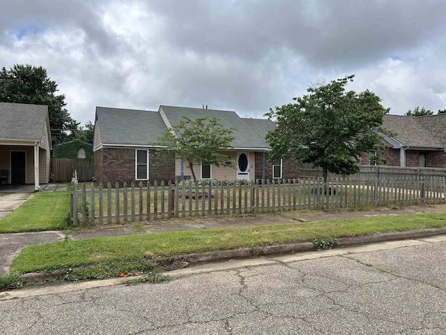 6823 Northknoll Ave, Millington, TN 38053 - view of front of home with brick siding and roof with shingles
