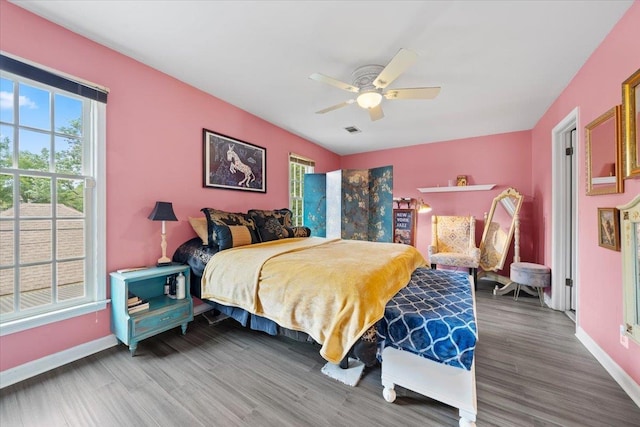 2268 Tunis Cv Unit 2268, Memphis, TN 38104 - bedroom with wood finished floors, baseboards, and a ceiling fan