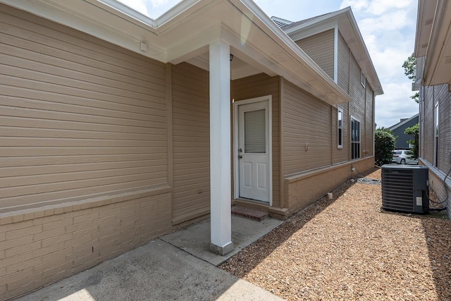 entrance to property with central AC