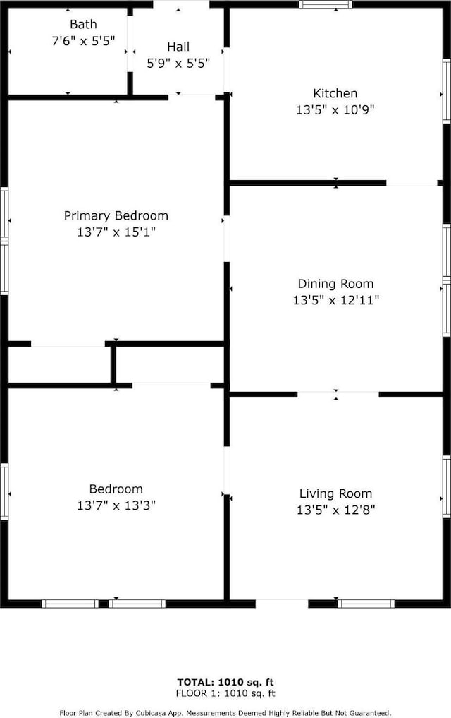 1975 Walker Ave, Memphis, TN 38104 - home floor plan
