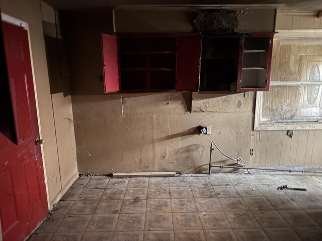3264 Madewell St, Memphis, TN 38127 - kitchen featuring open shelves and tile patterned floors