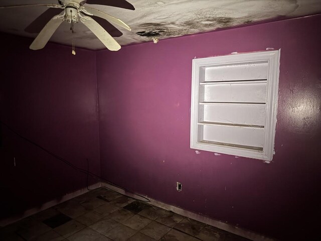 3264 Madewell St, Memphis, TN 38127 - empty room with baseboards and a ceiling fan
