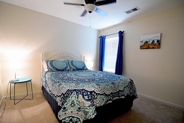 1342 Harbor Park Dr, Memphis, TN 38103 - carpeted bedroom featuring baseboards and ceiling fan