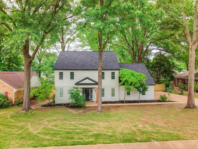 7238 Mcvay Rd, Germantown, TN 38138 - colonial house with a front lawn and a shingled roof