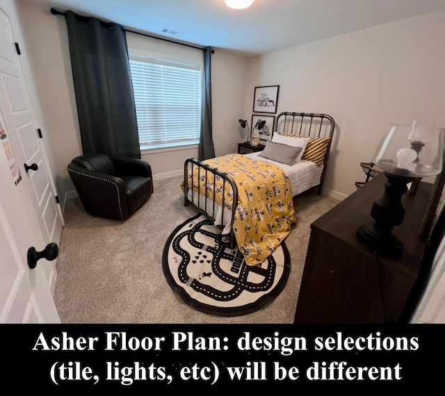 4844 Lyla Ln, Collierville, TN 38017 - bedroom with carpet and baseboards
