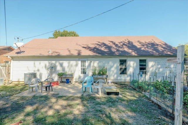 4357 Water Briar Rd, Millington, TN 38053 - back of property with cooling unit and a patio