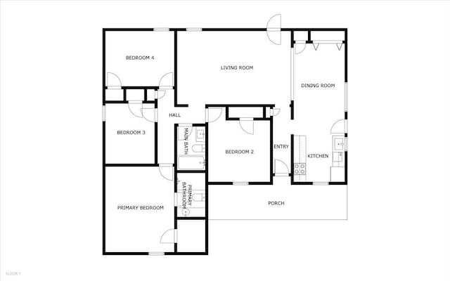 4357 Water Briar Rd, Millington, TN 38053 - floor plan / room layout