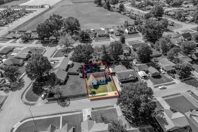 4357 Water Briar Rd, Millington, TN 38053 - aerial view of residential area featuring property parcel outlined