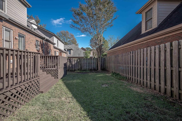 8451 Donegal Cv, Germantown, TN 38139 - view of yard featuring a residential view and a deck
