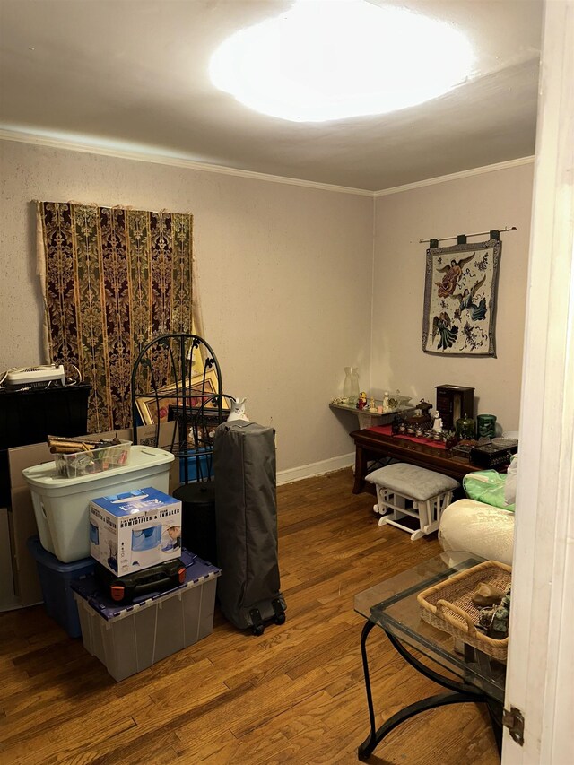 1503 Hope St, Memphis, TN 38111 - dining room featuring wood finished floors and ornamental molding