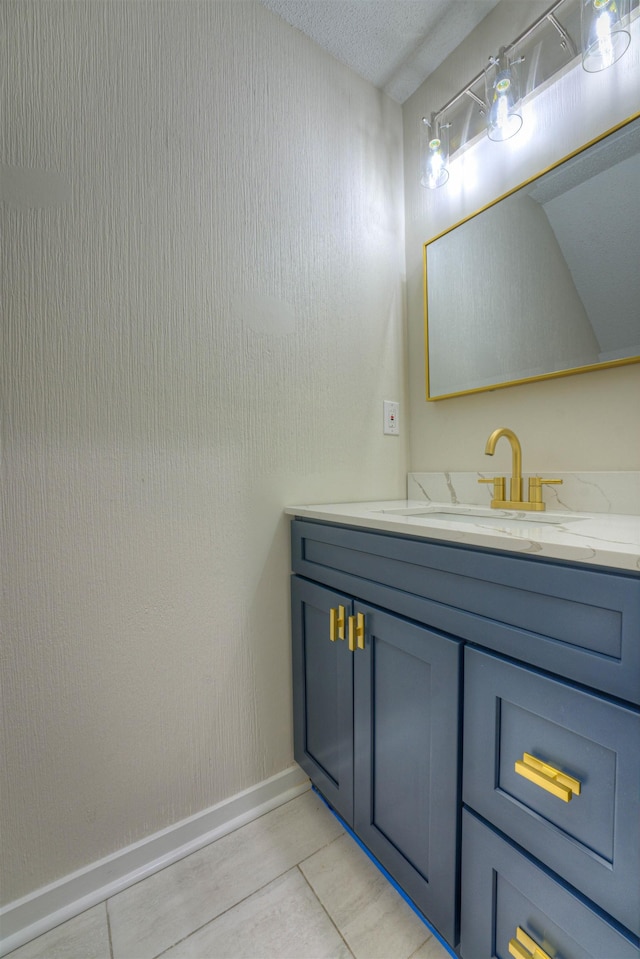 1823 Allenby Green Dr Unit 6, Germantown, TN 38139 - bathroom with tile patterned flooring, baseboards, and vanity