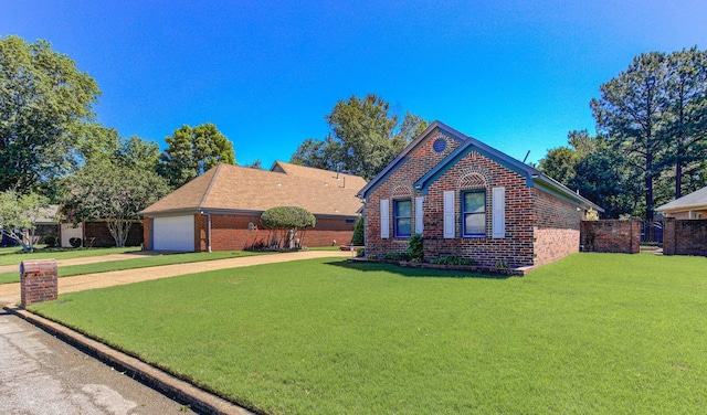 3120 Caledonia Rd, Memphis, TN 38119 - view of front of property with brick siding, concrete driveway, and an attached garage