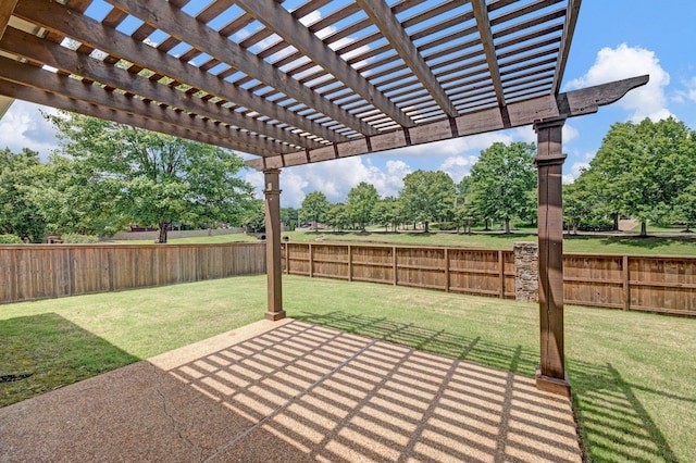 546 Township Cv, Collierville, TN 38017 - view of patio with a pergola