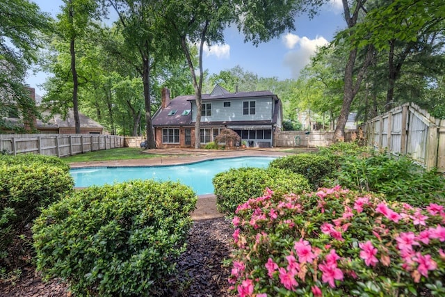 1625 Autumn Tree Cv, Memphis, TN 38016 - view of swimming pool featuring a fenced backyard
