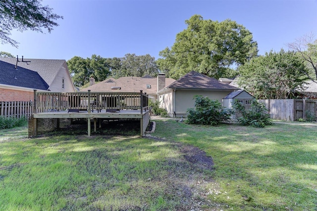 6703 N Kirby Oaks Cv, Memphis, TN 38119 - back of house featuring a wooden deck