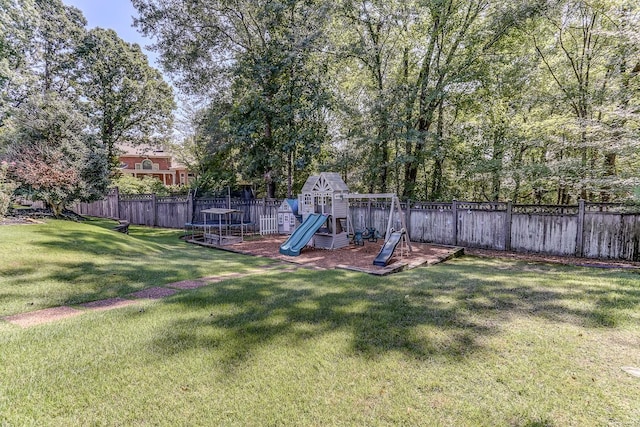 9470 Riveredge Dr, Memphis, TN 38018 - view of yard featuring a playground