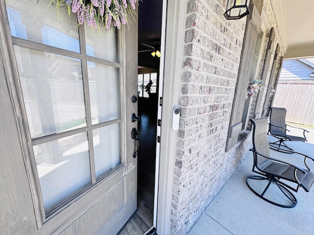 10156 Amberton Cv, Cordova, TN 38018 - doorway to property featuring brick siding